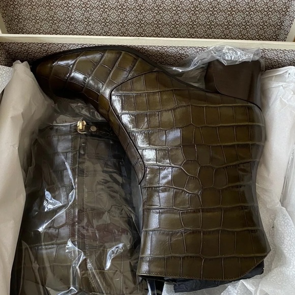 New M.Gemi Boots Olive Green - Picture 10 of 13